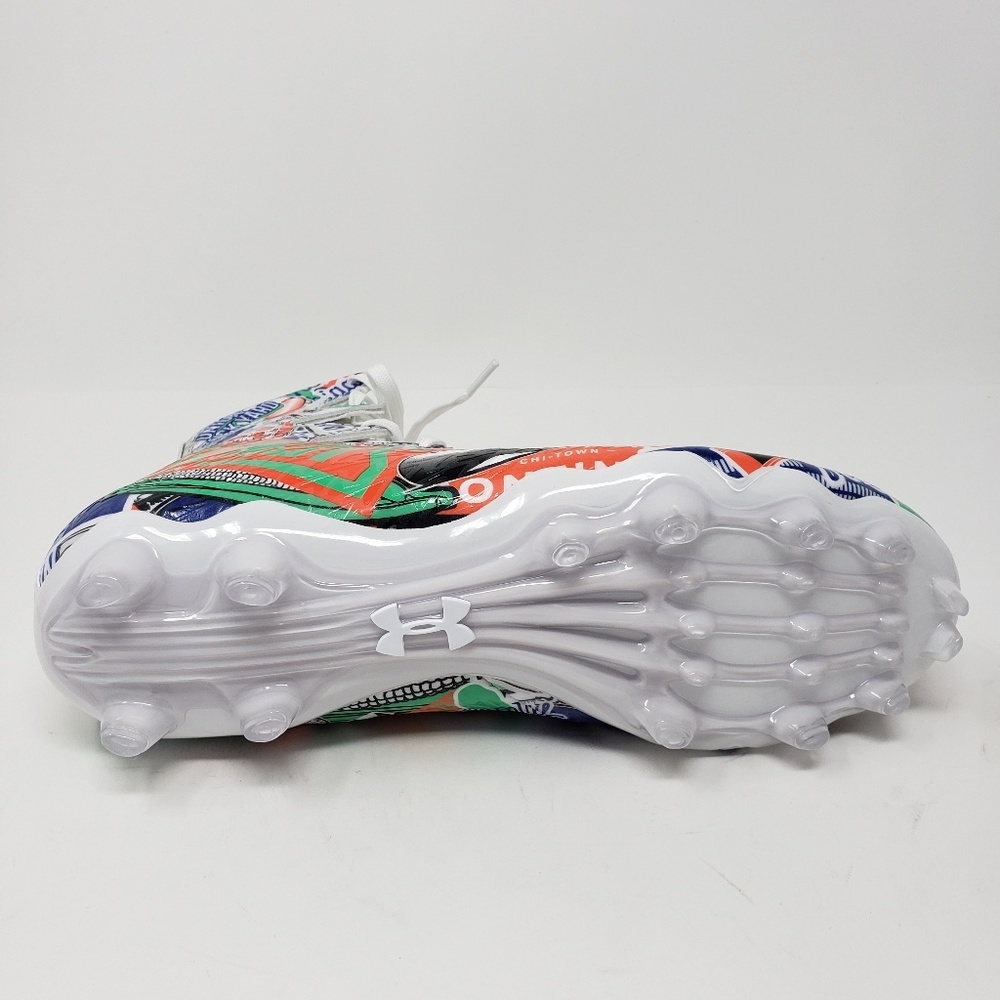 New Under Armour Football Illinois Cleats - Picture 6 of 8